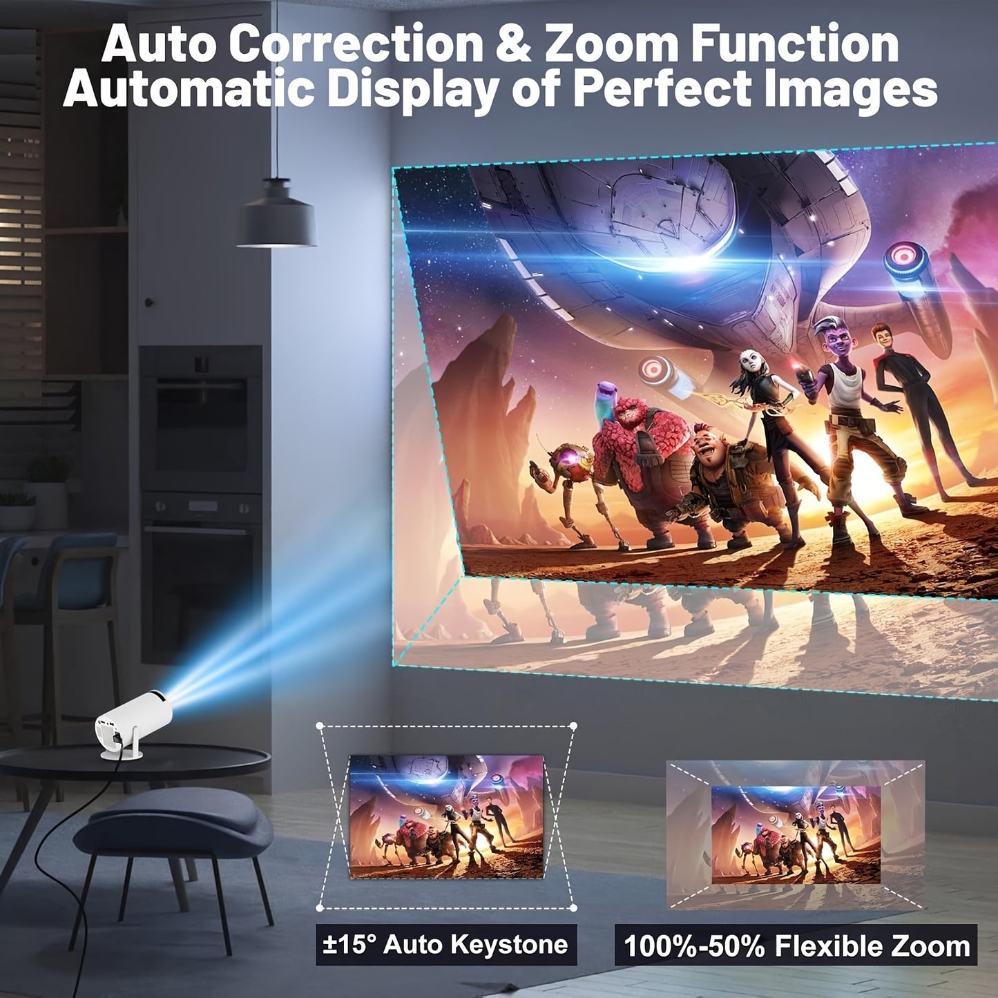 4k Bedroom Projector