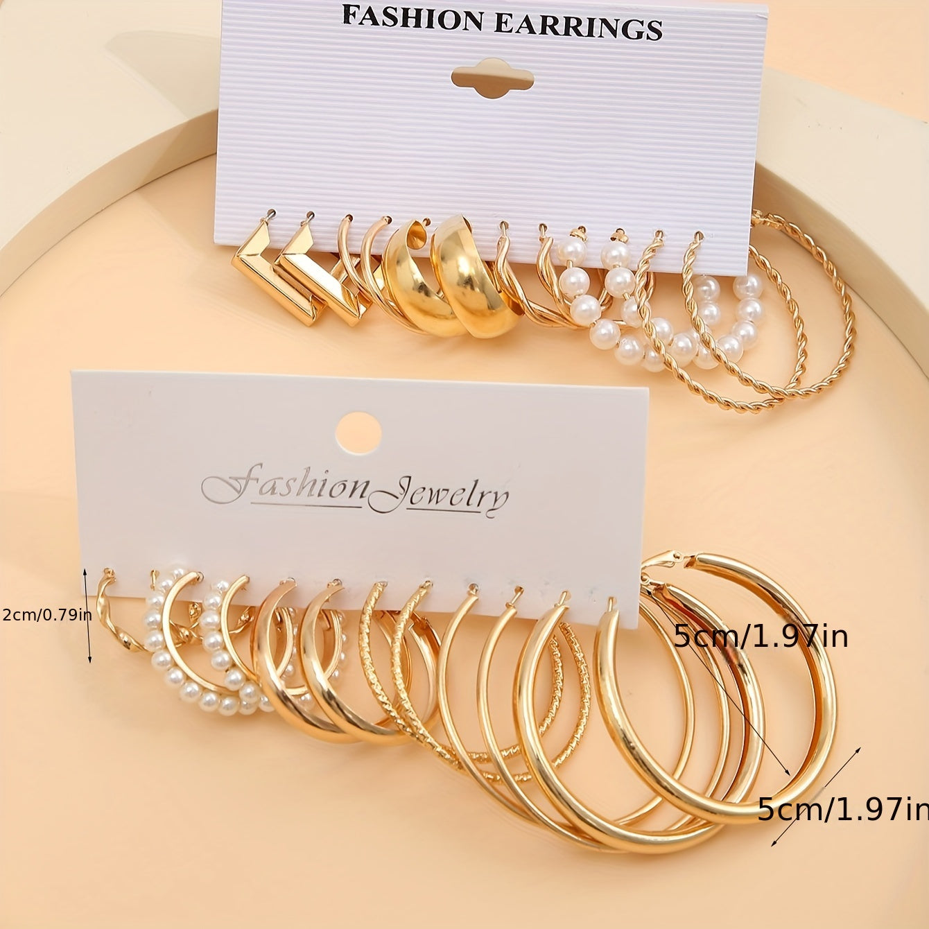 Luxurious 86psc Gold Jewelry Set