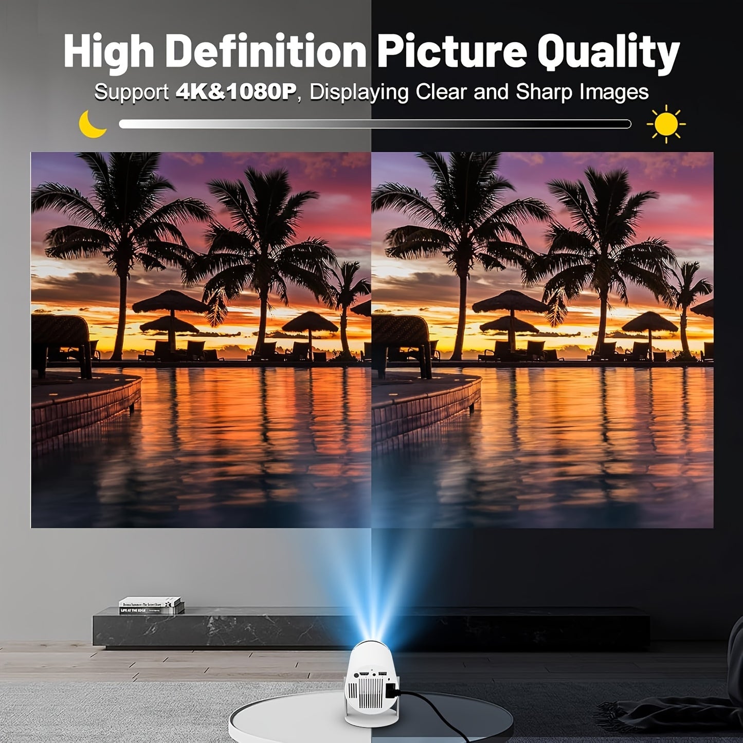4k Bedroom Projector