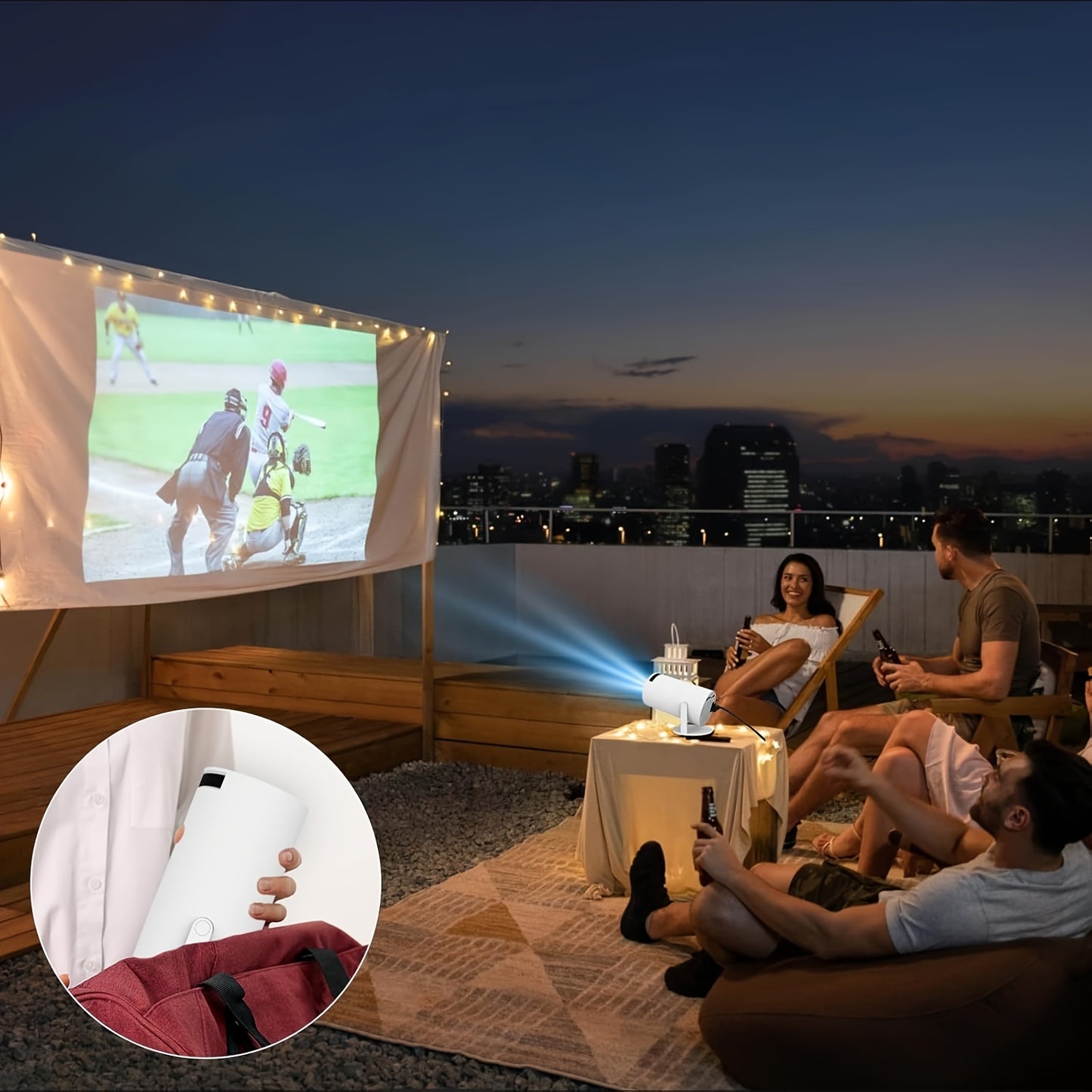 4k Bedroom Projector