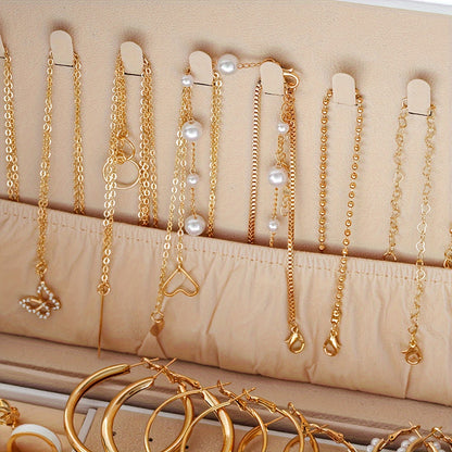 Luxurious 86psc Gold Jewelry Set
